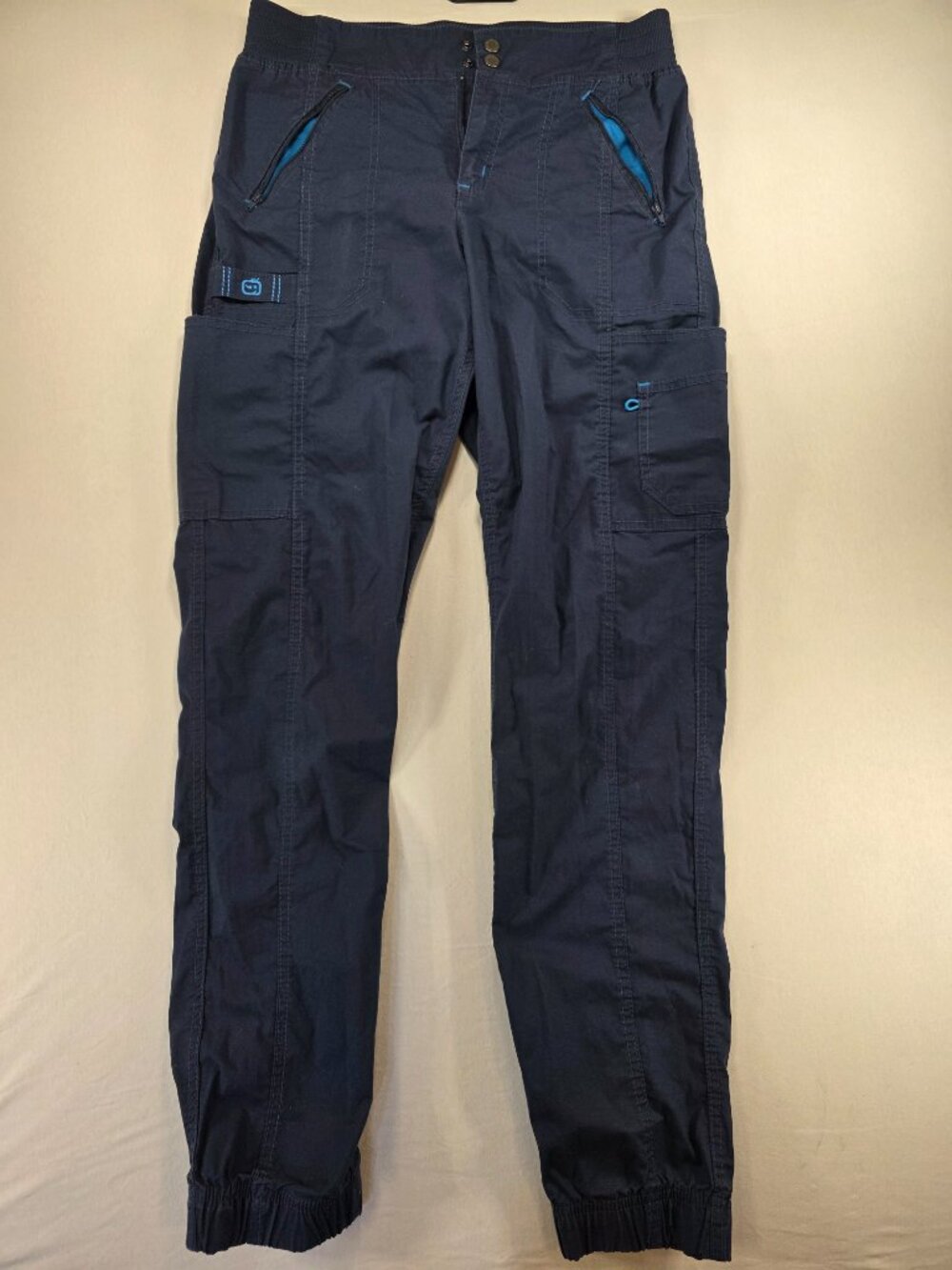 Spread Good Cheer Scrubs Bottoms Lot of 2 Blue Size Medium - Picture 8 of 16